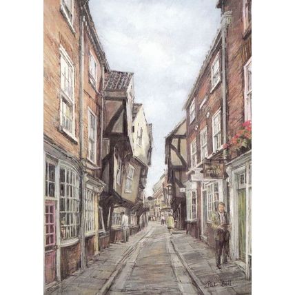 The Shambles York Giant Painting Postcard