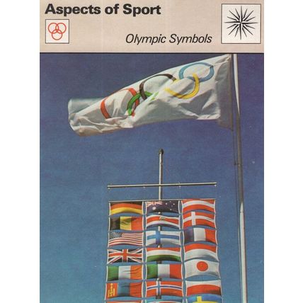 Olympic Flags 1972 Games Event Rare Card Ephemera