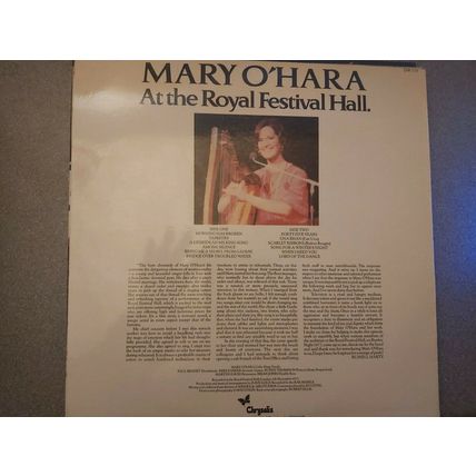 Mary O'Hara ‎– Mary O'Hara At The Royal Festival Hall (CHR1159) 1977 (LP)
