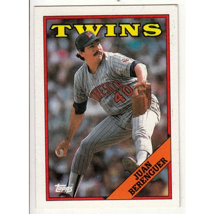 1988 Topps baseball card 526 Juan Berenguer