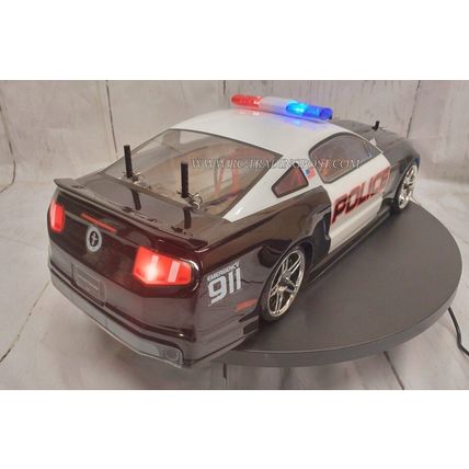 Custom Painted 2011 Ford Mustang Police Car EPX Drift 1/10 4WD RC Drift Car RTR