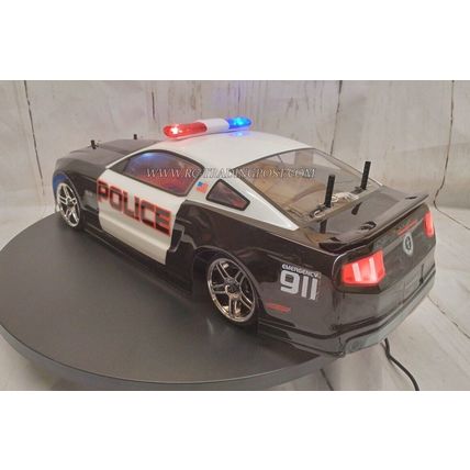 Custom Painted 2011 Ford Mustang Police Car EPX Drift 1/10 4WD RC Drift Car RTR