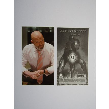Marvel - Iron Man The Movie 2008 - Preziosi Sticker Drop-down Choice (e18)
