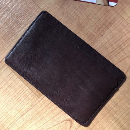 Nazareno GABRIELLI Brown Leather Pouch For Note Pad Or Phone Case Protector