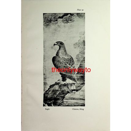 Eagle, Chinese, Ming, Book Illustration (Print), 1929