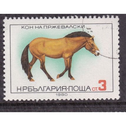 Bulgaria 1980 Wild Horse 3s Fine Used SG 2902 VGC