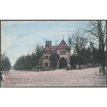 Kenwood Lodge, Sharrow, Sheffield, Yorkshire, c.1905 - HHG Postcard