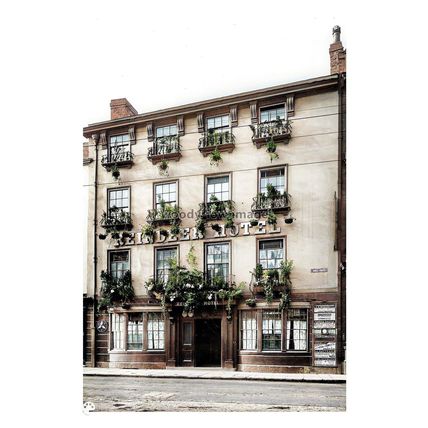 ptc9648 - Yorkshire - The Reindeer Hotel, Hall Gate, Doncaster - print 6x4