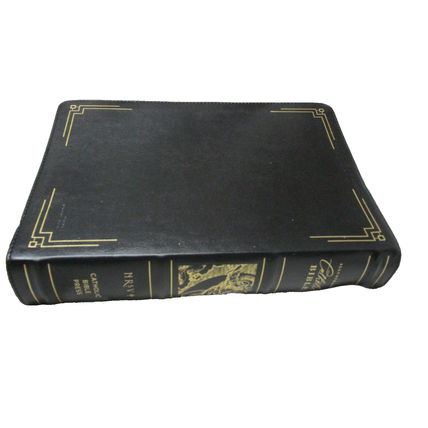 NRSVCE Illustrated Catholic Bible, Leathersoft, Black, Comfort Print Holy Bible