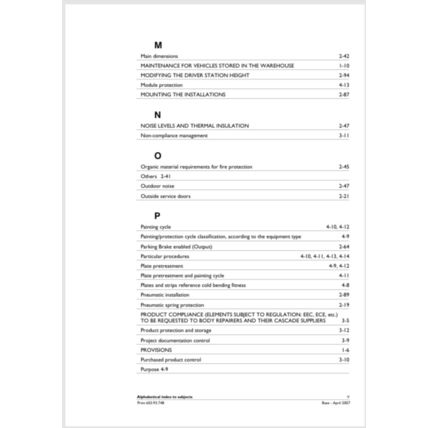 Iveco Eurorider 4 Vehicle Equipment Regulation Manual 60393748 2007 PDF