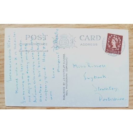 PHOTOCARD: FORT AUGUSTUS - THE MONASTERY: c1952