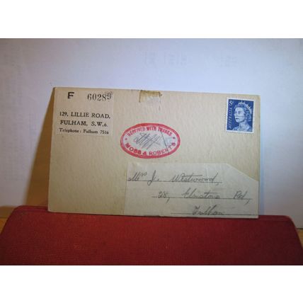 used QSL card BATHURST, NEW SOUTH WALES, AUSTRALIA 1967 postage stamp =