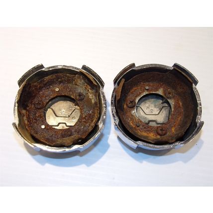 1980 1981 Honda Accord Civic Wheel Center Caps OEM Pair