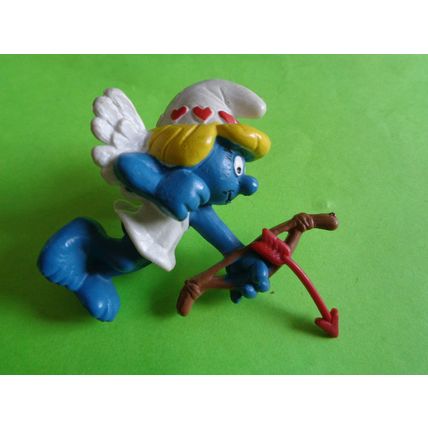 Valentines cupid smurfette smurf short arrow