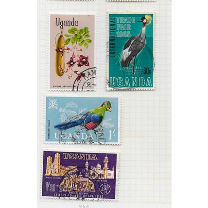 UGANDA 1960'S STAMPS USED SELECTION U-PICK FLOWERS BIRDS PICK FROM SHOWN