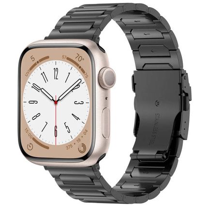 I-Shaped Titanium Metal Watch Band, For Apple Watch 42mm, For Apple Watch 38mm (