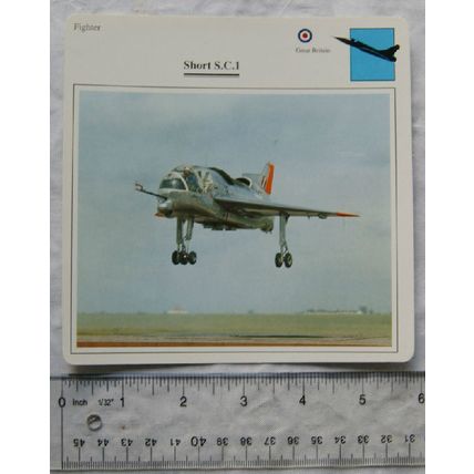 Short S.C.1 - GB - Fighter - Collectors Club Card