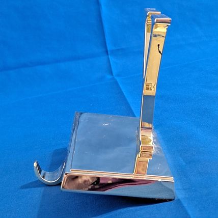 GOLD Colored Metal LETTER Y Christmas STOCKING HANGER Holder Mantel Hook Holiday
