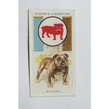 1933 Player's Boy Scout & Girl Guide Patrol Signs & Emblems No. 2 Bulldog