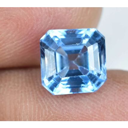 3.85 Ct Natural Blue Aquamarine Emerald Stunning Loose Gemstone