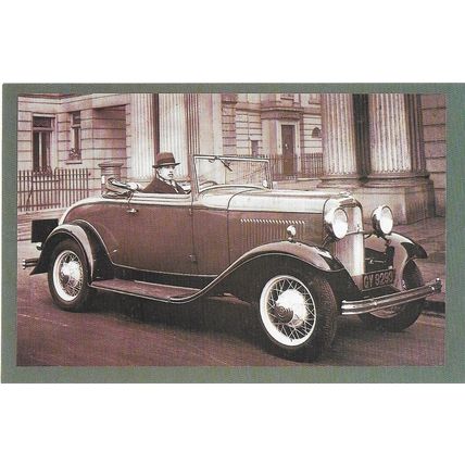 Postcard Ford V8 Motor Car 1932 Hulton Photo - Nostalgia