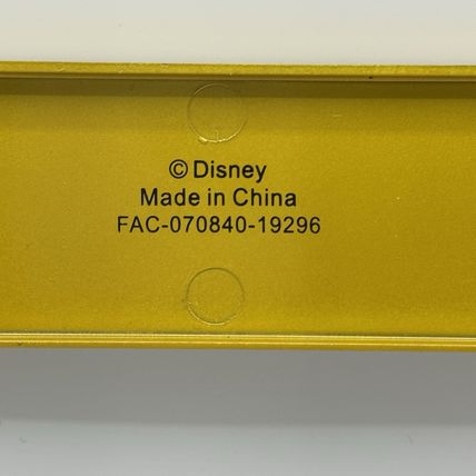 Disneyland Resort “Where Magic Lives” Gold Metal License Plate Frame Cover