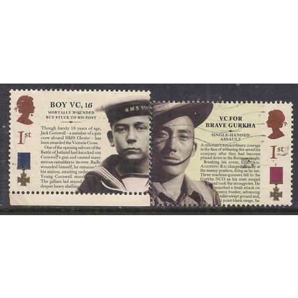 GB 2006 QE2 1st x 2 Victoria Cross SG 2659 - 2660 ( H1252 )