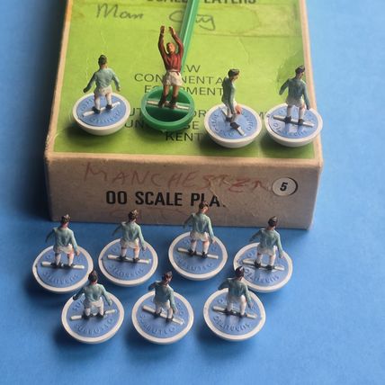 Subbuteo HW Manchester City Team Ref Number 5. LAZIO NAPOLI Correct Number Box