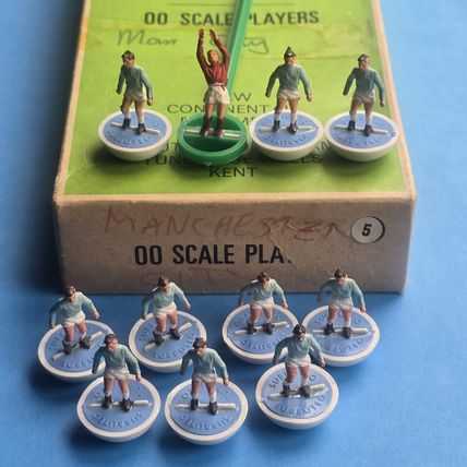 Subbuteo HW Manchester City Team Ref Number 5. LAZIO NAPOLI Correct Number Box