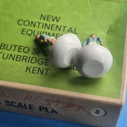 Subbuteo HW Manchester City Team Ref Number 5. LAZIO NAPOLI Correct Number Box