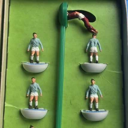 Subbuteo HW Manchester City Team Ref Number 5. LAZIO NAPOLI Correct Number Box