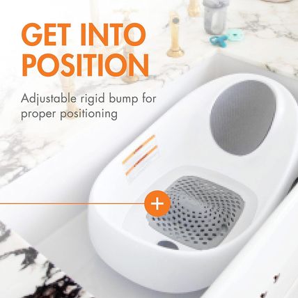 Boon Soak 3 Stage Baby Bathtub - Baby Bath Tub with Three Support Positions for