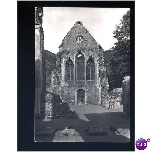 Wales VALLE CRUCIS ABBEY Postcard by Ministry of Works (2)