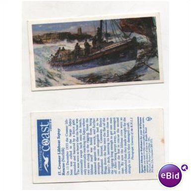Brooke Bond Tea card Discovering Our Coast series - no.17 Cromer Lifeboat