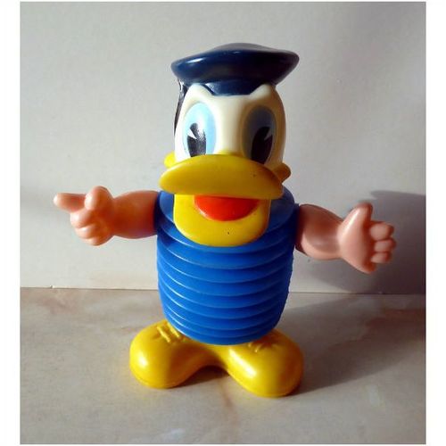 Vintage Donald Duck Accordian Squeaky Toy by Marx Toys