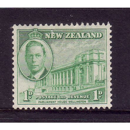 NEW ZEALAND 1946 SG 668 1d GREEN M MINT
