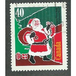 CAN 1991 40c 'CHRISTMAS ' FINE USED (EBID38-882)