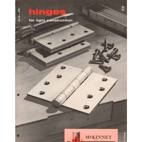 mckinney mfg company 1956 construction hinges hardware vintage catalog