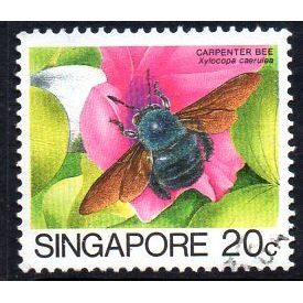Singapore 1985 Insects definitives 20c value, Leigh Mardon, used, SG 494a