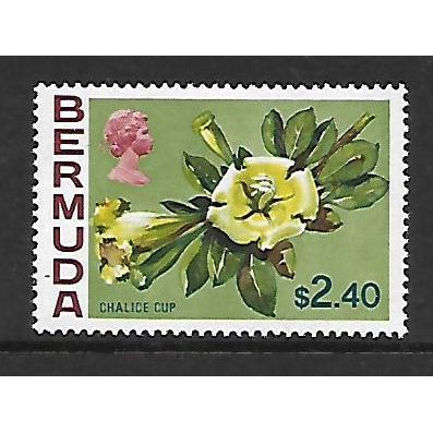 BERMUDA 1975 FLOWERS $2.40 CHALICE CUP SG 265 M /MINT#2