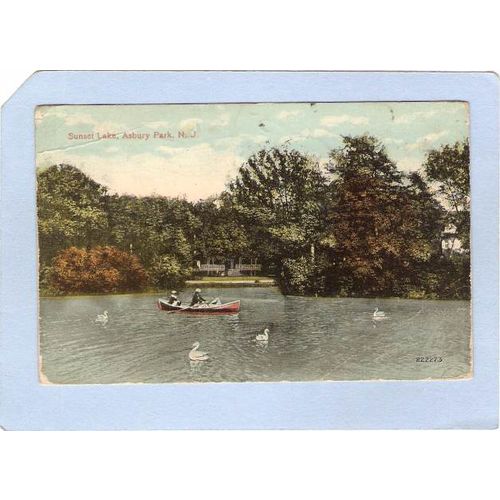 New Jersey Asbury Park Sunset Lake~1768