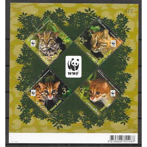 Thailande 2011 BLOC Felins WWF YVERT NEUF ** ( MNH )