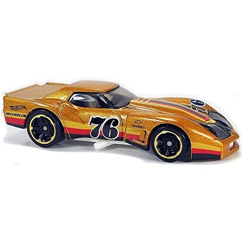 Hot Wheels - '76 Greenwood Corvette: HW Race Day #4/10 - #34/250 (2020) *Loose*