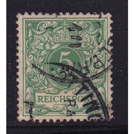 GERMANY 1889 REICHPOST 5pf USED #3 SG47a