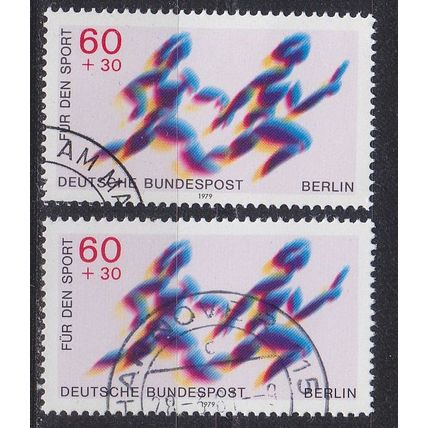 GERMANY BERLIN [1979] MiNr 0596-97 ( O/used ) Sport