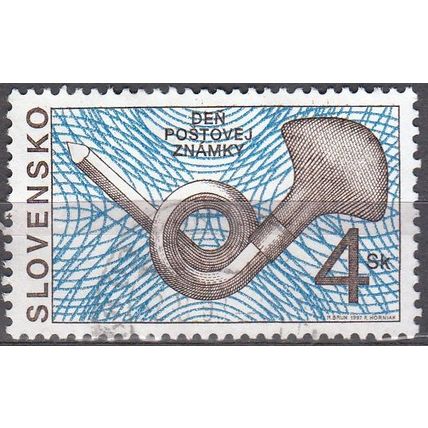 Slovensko 1997 Michel 299 O Cote (2009) 0.80 € Journée du timbre Cachet rond