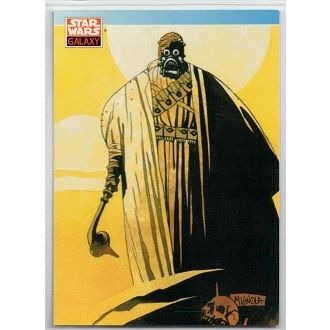 STAR WARS ' GALAXY series 1 ' card # 110 (1993)