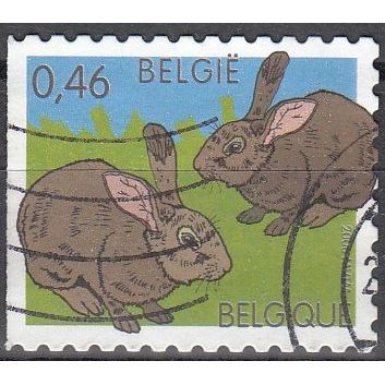 Belgique 2006 Michel 3535 O Cote (2008) 1.30 € Lapins Cachet rond