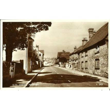 Sussex PEVENSEY High Street Postcard (Valentine L.329)