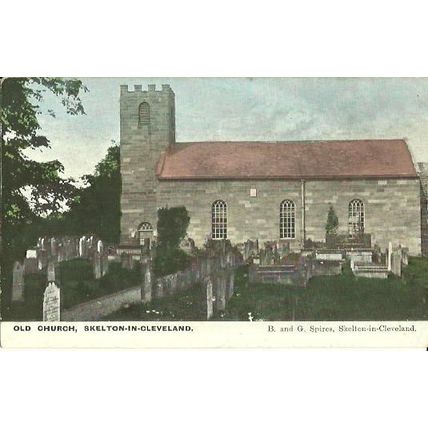 Yorkshire SKELTON Old Church Postcards (Spires)